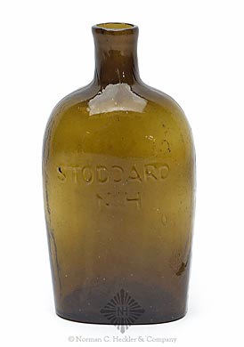 "Granite / Glass / Co" - "Stoddard / NH" Lettered Flask, GXV-7