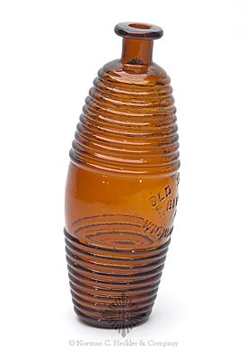 "Old Sachem / Bitters / And / Wigwam Tonic" Figural Bitters Bottle, R/H #O-46