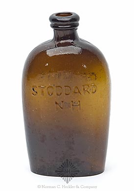"Granite / Glass / Co" - "Stoddard / NH" Lettered Flask, GXV-7