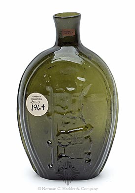 Horse And Cart Historical Flask, GV-7