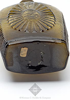 "Keen" - "P & W" Sunburst Flask, GVIII-8