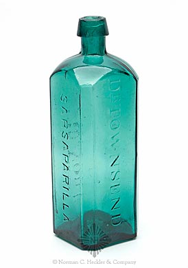 "Dr. Townsend's / Sarsaparilla / New. York." Medicine Bottle, Similar to D #206