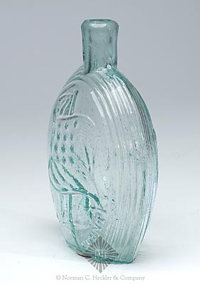 Eagle - Furled Flag Historical Flask, GII-54