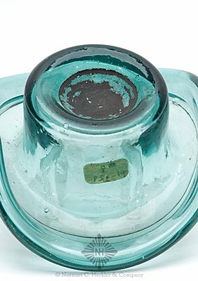"Lancaster / Glass. Works / N.Y." Soda Water Bottle Mold Glass Hat Whimsey, LeeII plate 129