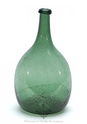 Freeblown Chestnut Bottle