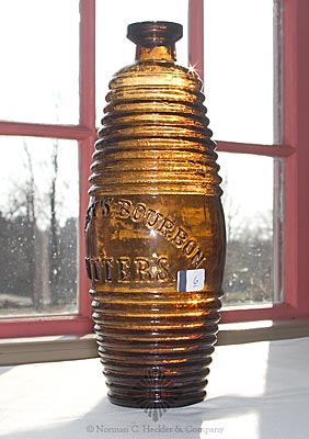 "Greeley's Bourbon / Bitters" Figural Bottle, R/H #G-101