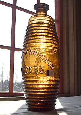 "Greeley's Bourbon / Bitters" Figural Bottle, R/H #G-101