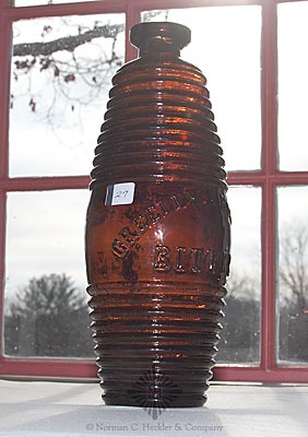 "Greeley's Bourbon / Bitters" Figural Bottle, R/H #G-101