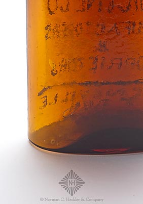 "Baker's / Vegetable / Blood & Liver / Cure / Lookout / Mountain / Medicine Co / Manufacturers / & / Proprietors / Greenville / Tenn" Medicine Bottle, AAM pg. 49