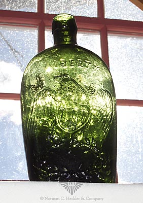 Eagle - "Willington / Glass, Co" Historical Flask, GII-62