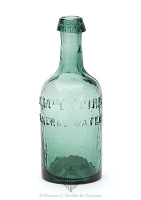 "E. McIntire / Mineral Water" - "Patent" Soda Water Bottle