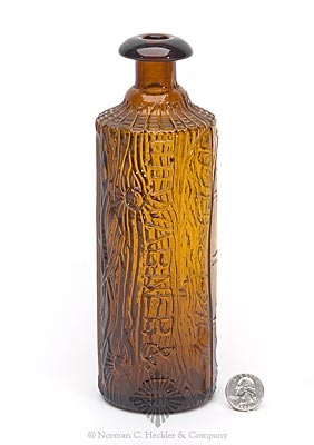 "Tippecanoe / H.H. Warner & Co" Figural Medicine Bottle, AAM pg. 550
