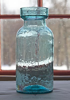 "F.R. Lorenz Manufacturer Imp Pitts" Base Embossed Fruit Jar, L #1519