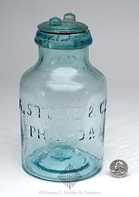 "A. Stone & Co.. / Philada.." Fruit Jar, L #2750-2