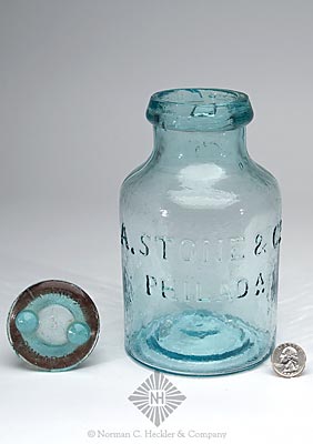 "A. Stone & Co.. / Philada.." Fruit Jar, L #2750-2
