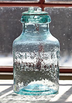 "A. Stone & Co.. / Philada.." Fruit Jar, L #2750-2