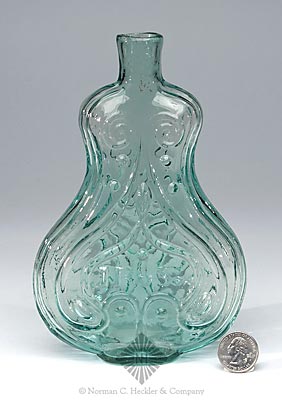 "JR & Son" Scroll Flask, GIX-43
