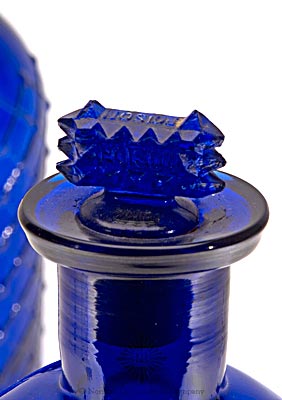 Graduated Set Of Six Lattice Poison Bottles, K #KC-1