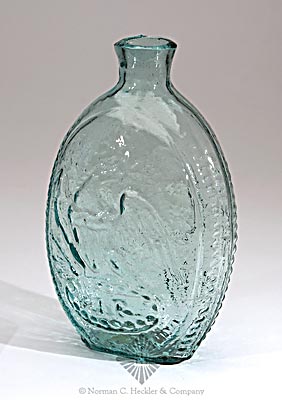 "General Washington." And Bust - Eagle And "J.R. / Laird. SC. Pitt." Portrait Flask, GI-6