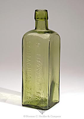 "Dr J. Hostetter's / Stomach Bitters" Bottle, R/H #H-195