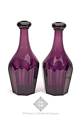 Pair Of Blown Bar Bottles, American Glass 1760-1930 Vol. I, The Toledo Museum of Art, #889