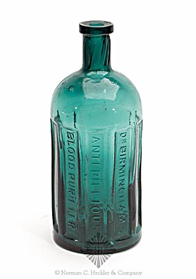 "Dr. Birmingham's / Anti Billious / Blood Purifier" Medicine Bottle, AAM pg. 54