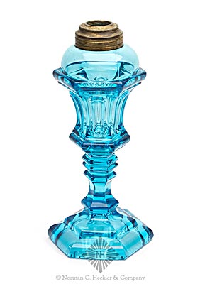 Pressed Glass Oil Lamp, Similar in form to B/K #2111
