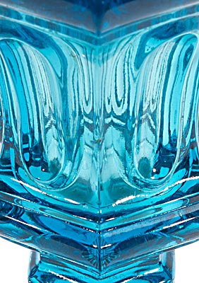 Pressed Glass Oil Lamp, Similar in form to B/K #2111