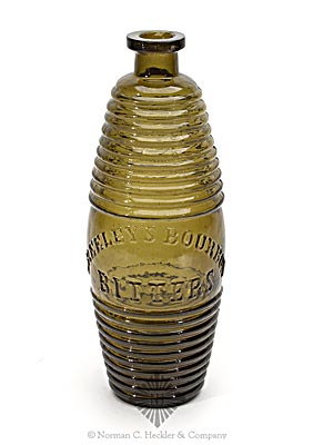 "Greeley's Bourbon / Bitters" Figural Bottle, R/H #G-101
