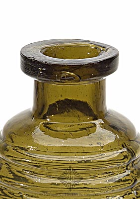 "Greeley's Bourbon / Bitters" Figural Bottle, R/H #G-101