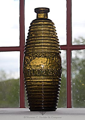 "Greeley's Bourbon / Bitters" Figural Bottle, R/H #G-101