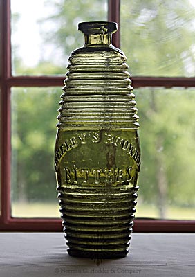 "Greeley's Bourbon / Bitters" Figural Bottle, R/H #G-101