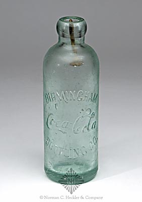 "Birmingham / Coca-Cola / Bottling Co." - "Birmingham, Ala. / D.O.C. 13" Soda Bottle