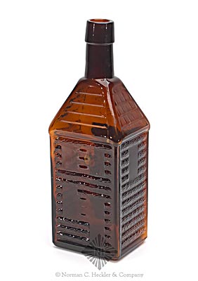 "Holtzermans / Patent / Stomach / Bitters" Figural Bottle, R/H #H-154