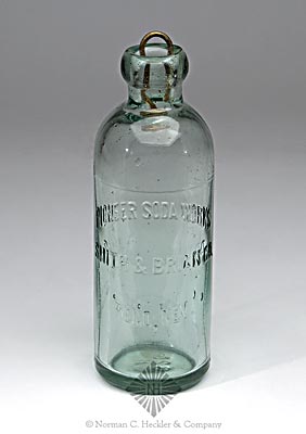 "Pioneer Soda Works / Smith & Brian Co. / Reno, Nev." Soda Water Bottle