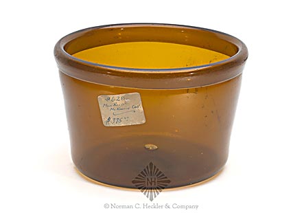 Freeblown Milk Bowl, Similar in form and construction to McK plate 46, #4
