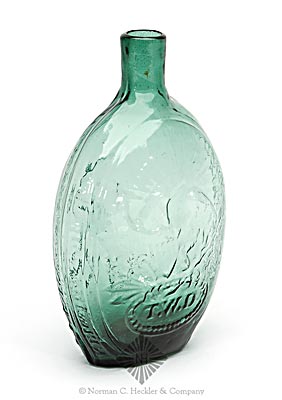 "General Washington" And Bust - "E Pluribus Unum / T.W.D" And Eagle Portrait Flask, GI-14