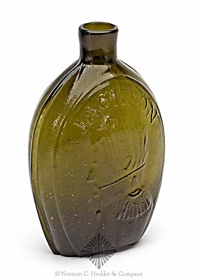 "Washington" And Bust - "Jackson" And Bust Portrait Flask, GI-32