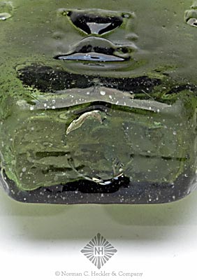 Hourglass Masonic Historical Flask, GIV-29