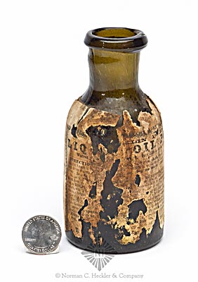 "T. Addeman / Prov. R.I." Blacking Bottle, Similar in from and construction to L/P plate 10, #5