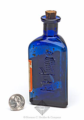 "The Owl Drug Co. / (Owl On Mortar And Pestle) / Poison" Figural Bottle, K #KT-1