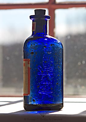 "The Owl Drug Co. / (Owl On Mortar And Pestle) / Poison" Figural Bottle, K #KT-1
