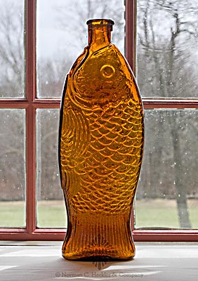 "Doctor / Fischs Bitters" - "W. H. Ware / Patented 1866" Figural Bitters Bottle, R/H #F-44