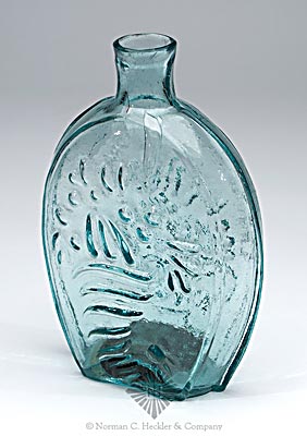 Cornucopia - Urn And "Lancaster. Glass. Works N.Y" Pictorial Flask, GIII-16