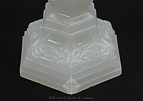 Pair Of Pressed Glass Candlesticks, B/K #4041a
