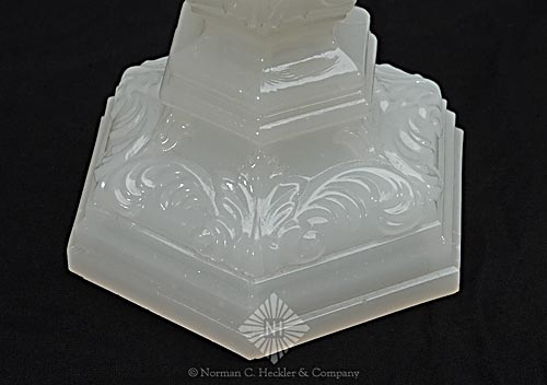 Pair Of Pressed Glass Candlesticks, B/K #4041a