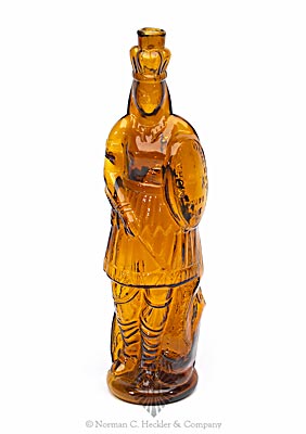 "Mohawk Whiskey / Pure / Rye / Patented / Feb. 11 / 1868" Figural Whiskey Bottle, H #2601