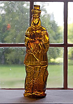 "Mohawk Whiskey / Pure / Rye / Patented / Feb. 11 / 1868" Figural Whiskey Bottle, H #2601