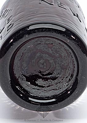 "J. Boardman / New York." - "Mineral Waters / B / This Bottle / Is Never Sold" Mineral Water Bottle