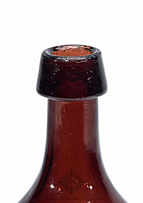 "J. Boardman / New York." - "Mineral Waters / B / This Bottle / Is Never Sold" Mineral Water Bottle